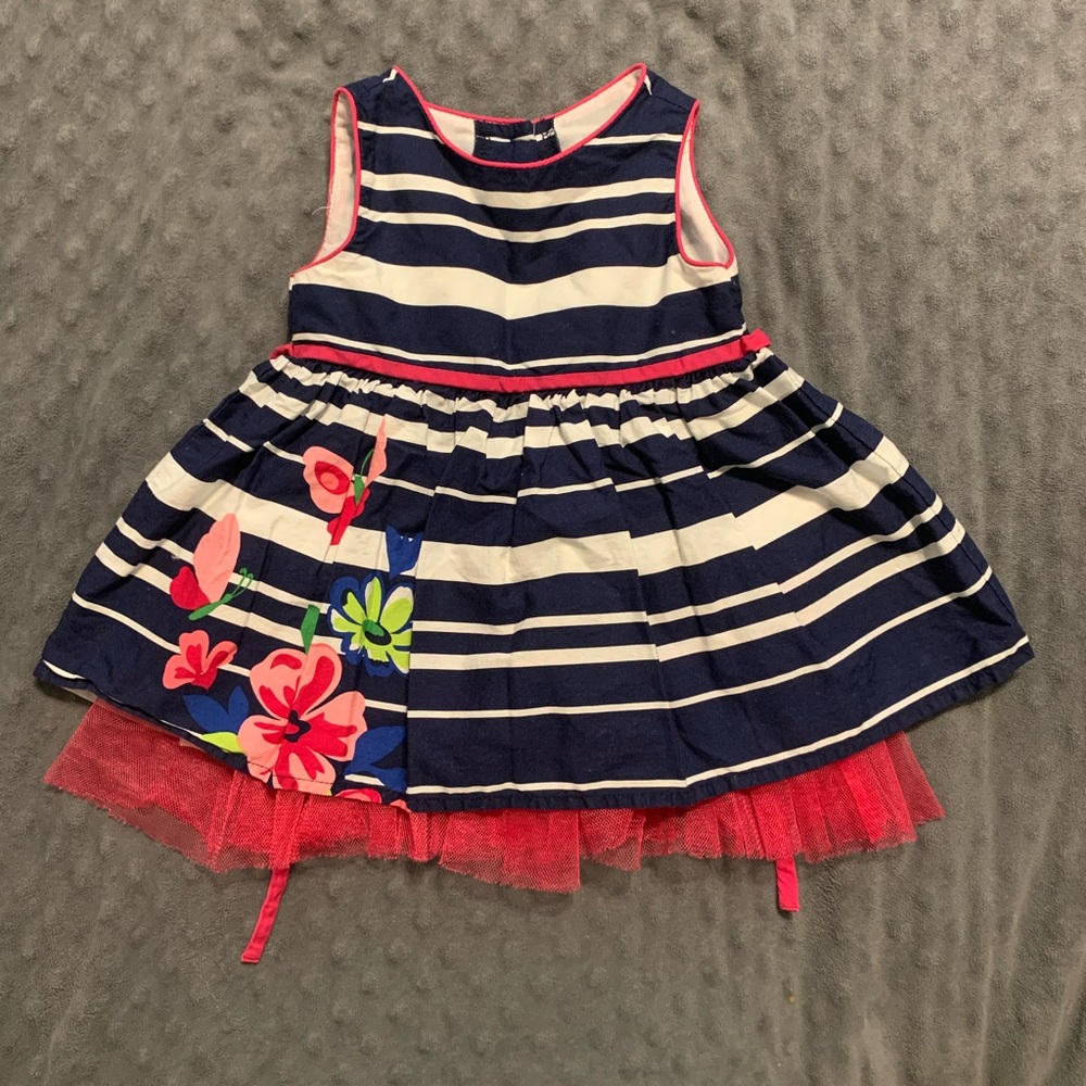 Garden Dress with Pink Tulle With Flowers from Youngland in 3-6M